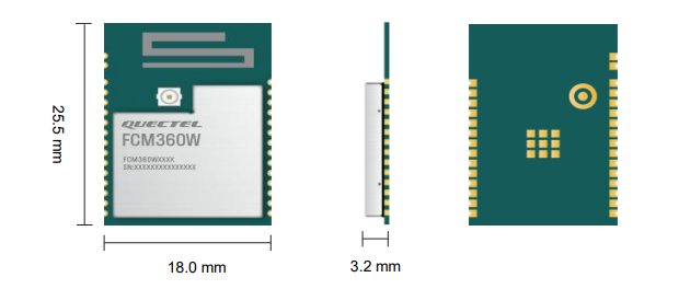 Quectel FCM360W Wi-Fi® 6 & BLUETOOTH® 5.1 Modules